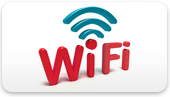 WIFI - Banner alla pgina con le indicazioni sul collegamento wifi in città